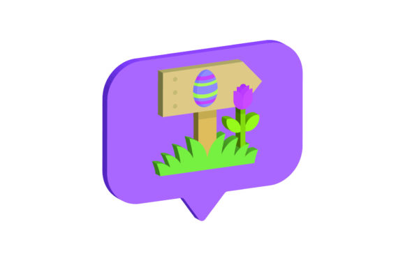 3D Easter Icon Board