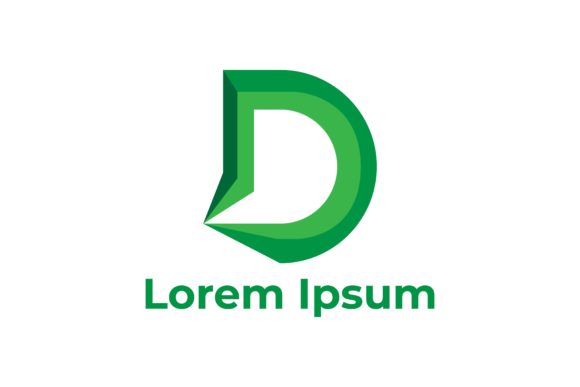Business Logo Vector D 3D Shape