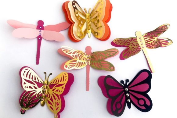 Evaluating the 3D Layered Dragonflies and Butterflies Collection for DIY Crafters