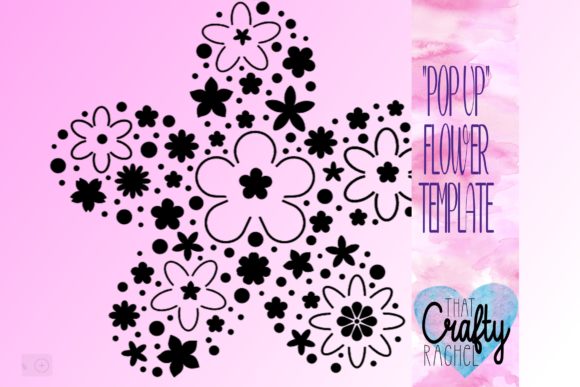 Flower Pop Up Petal 3D SVG DXF