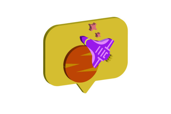 Icon Space 3D Plane