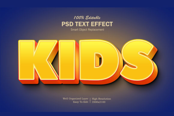 The 3D Kids Photoshop Text Effect: Elevating Digital Branding with Playful Depth