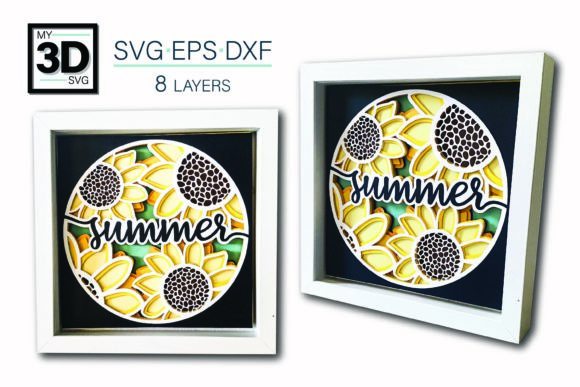 Unfolding the Sunshine: How to Create Stunning 3D Summer Decor with Layered SVG Designs