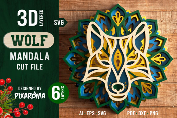Wolf Mandala 3D Layered SVG Cut File: A Practical Review for Digital Crafters